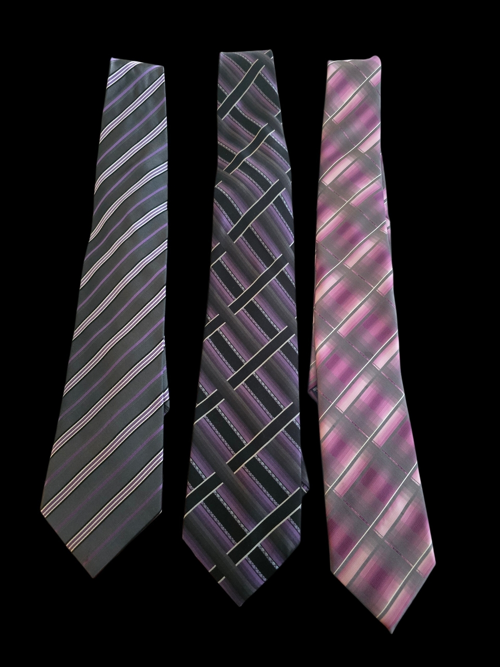 Set Of 3 Men's Ties.